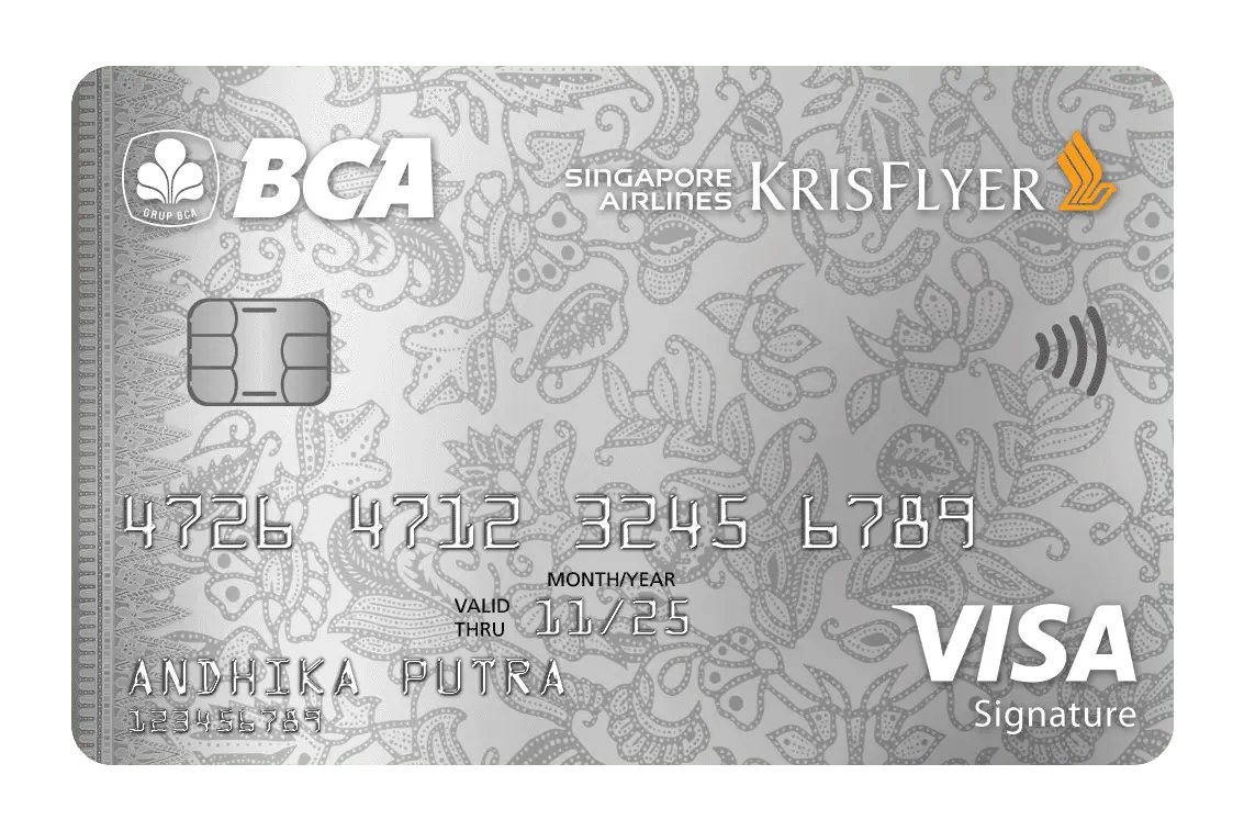 BCA Singapore Airlines KrisFlyer Visa Signature